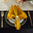 Scuba Dinner Napkins 20x20 Gold