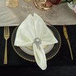 Scuba Dinner Napkins 20x20 Ivory