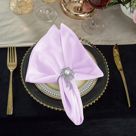 Scuba Dinner Napkins 20x20 Lavender