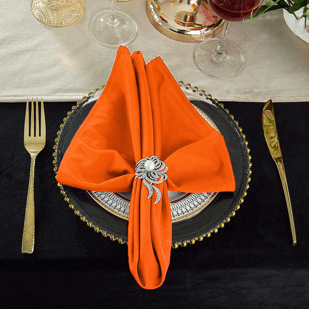 Scuba Dinner Napkins 20x20 Orange
