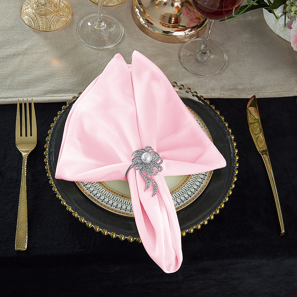 Scuba Dinner Napkins 20x20 Pink