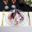 Scuba Dinner Napkins 20x20 Splatter Garden
