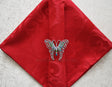 Cloth Dinner Napkins Versailles Chopin Damask Polyester 20x20 Apple Red