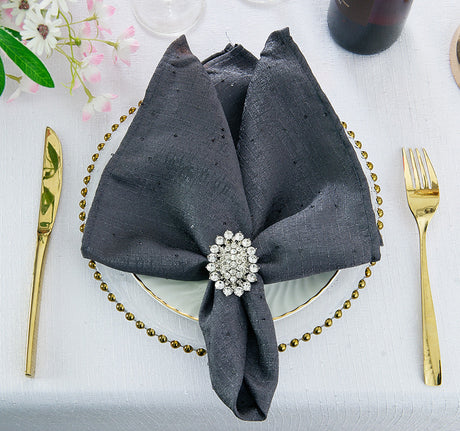 Sequin Paillette Cloth Dinner Napkins