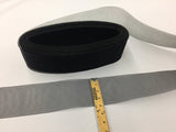 Crinoline Horsehair Braid Trim Polyester Fabric - Black, 4" Width (20 Yards)