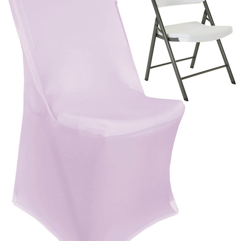 Premium Spandex Lifetime Folding Chair Cover Lavender