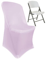 Premium Spandex Lifetime Folding Chair Cover Lavender