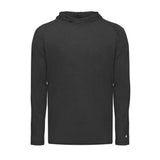 Youth Tri-Blend Surplice Hooded Long Sleeve T-Shirt