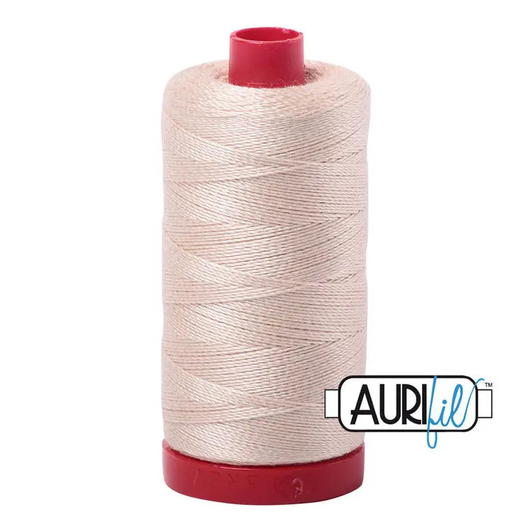 Cotton Thread 12 WT Light Sand Large Spool