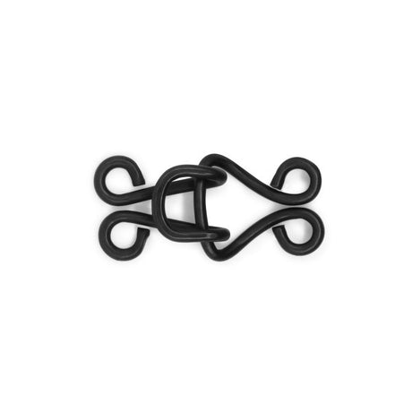 Dritz Coat Hooks & Eyes - Black - 4 Sets
