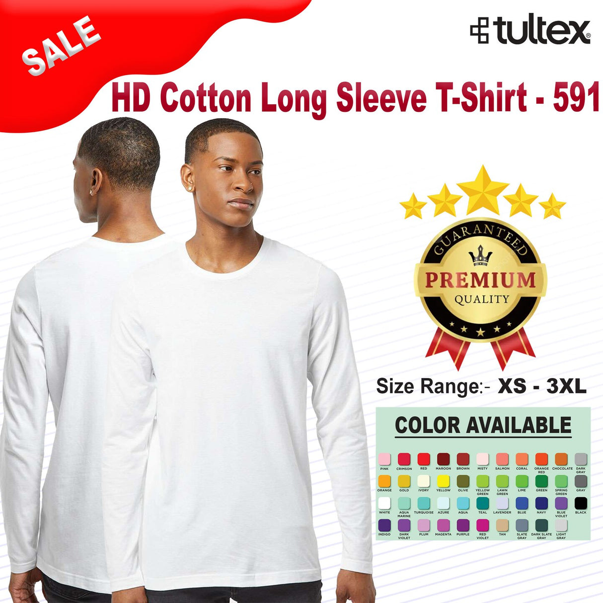 Tultex® HD Cotton Long Sleeve T-Shirt