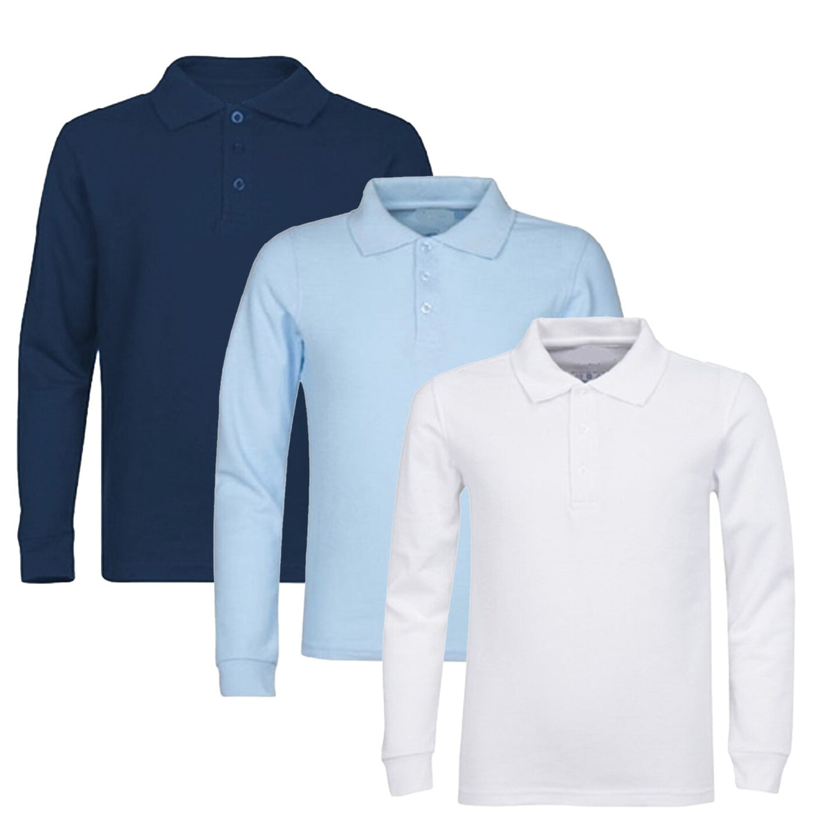 Toddler Long Sleeve Polo Shirt | RADYAN®