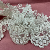 Beaded Corded Lace Trim