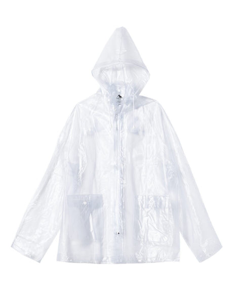 Augusta Sportswear® Clear Hooded Rain Long Sleeve Jacket