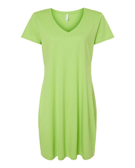 Women's Fine Jersey V-Neck Coverup