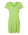 Women's Fine Jersey V-Neck Coverup