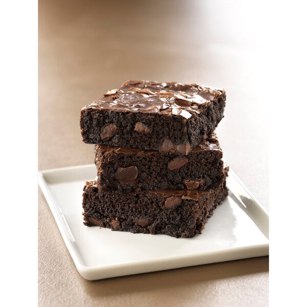 Ghirardelli 7.5 lb. Double Dark Chocolate Brownie Mix - 4/Case