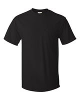 Hanes® Authentic Crewneck Short Sleeve Pocket T-Shirt