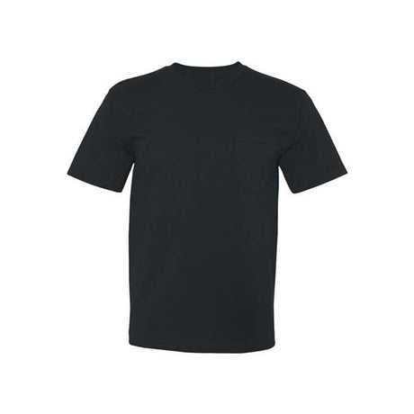 USA-Made Midweight Pocket Crewneck Half Sleeve T-Shirt