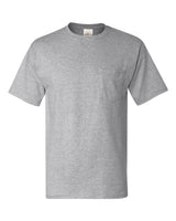 Hanes® Authentic Crewneck Short Sleeve Pocket T-Shirt