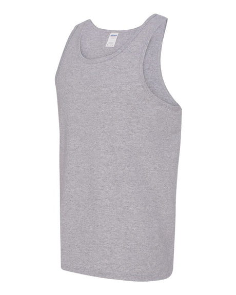 Gildan Men's Heavy Cotton Tank Top 5200 | Classic Sleeveless Cotton Shirt