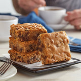 David's Cookies 4 oz. Pre-Cut Blondie Brownie 24-Count Tray - 2/Case