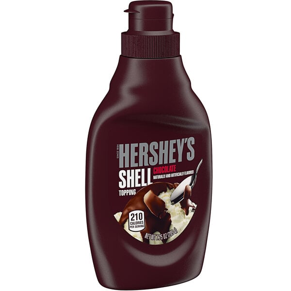 HERSHEY'S 7.25 fl. oz. Chocolate Shell Topping - 6/Case