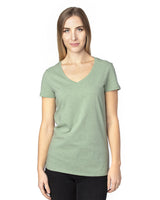 Ladies' Ultimate CVC V-Neck T-Shirt