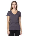 Ladies' Ultimate CVC V-Neck T-Shirt