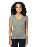 Camiseta con Cuello en V Ultimate CVC para Mujer