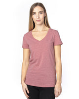 Ladies' Ultimate CVC V-Neck T-Shirt