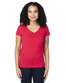 Ladies' Ultimate CVC V-Neck T-Shirt