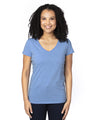 Ladies' Ultimate CVC V-Neck T-Shirt