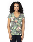 Camiseta con Cuello en V Ultimate CVC para Mujer
