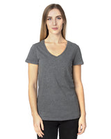 Ladies' Ultimate CVC V-Neck T-Shirt