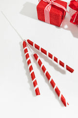 30" Red & White Twist Spray