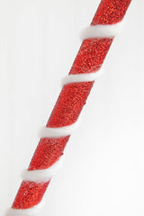 30" Red & White Twist Spray