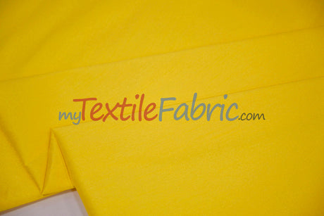 Faux Silk Polyester Dupioni Fabric - Solid Texture, 54" Width, Multiple Colors (Yards, Bolts, Sample Swatch)
