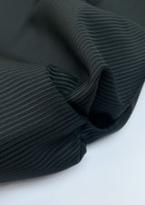 Wool Jacquard Ribbed Blue Fabric