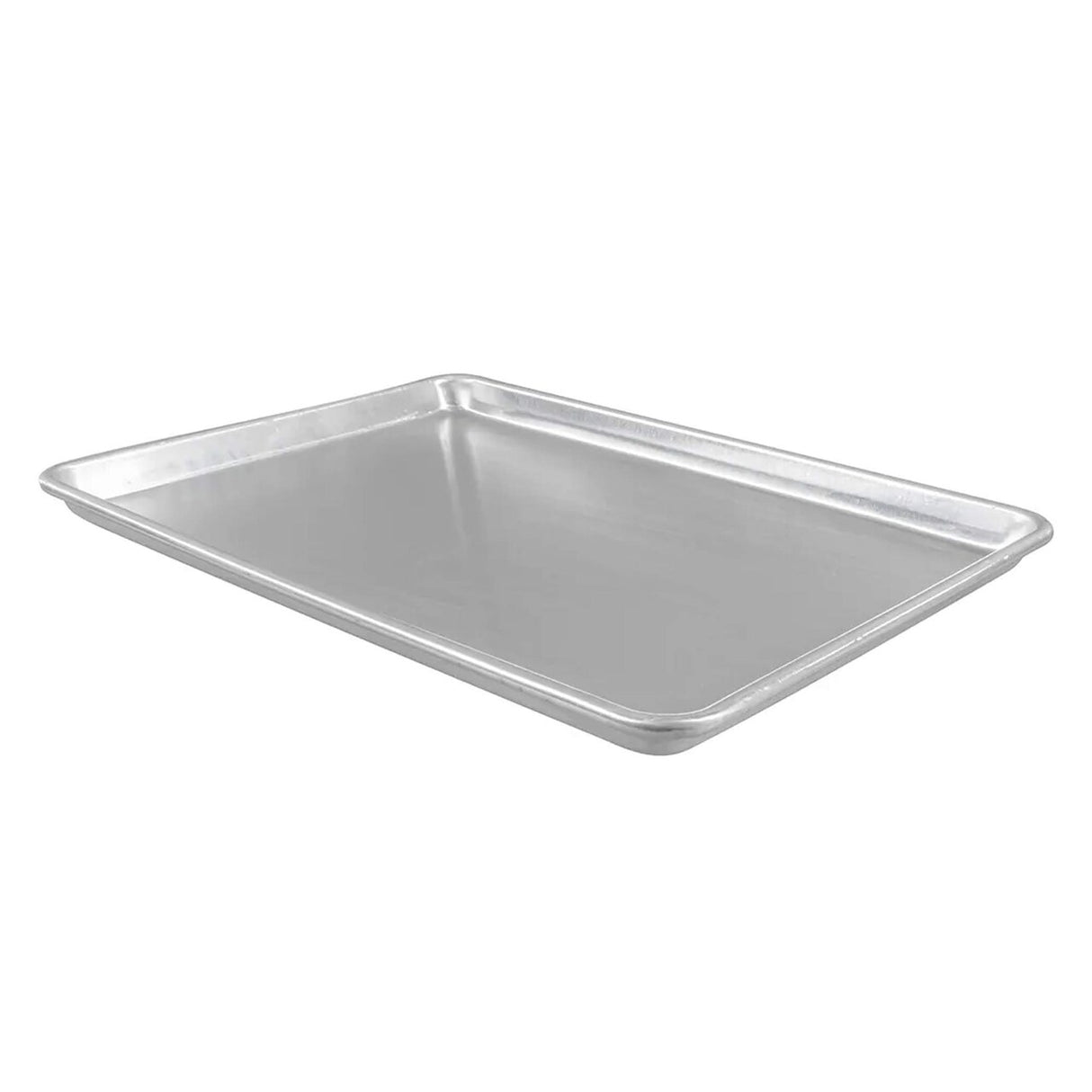 13" x 18" x 1" Half-Size Sheet Pan 18 Gauge Aluminum Wire Reinforced Edge