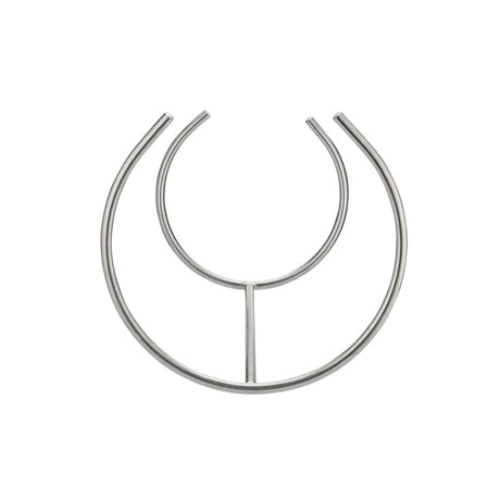 Chrome Funnel Strainer Stand Heat Resistant Frame