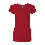 Bayside® Juniors' USA-Made V-Neck T-Shirt