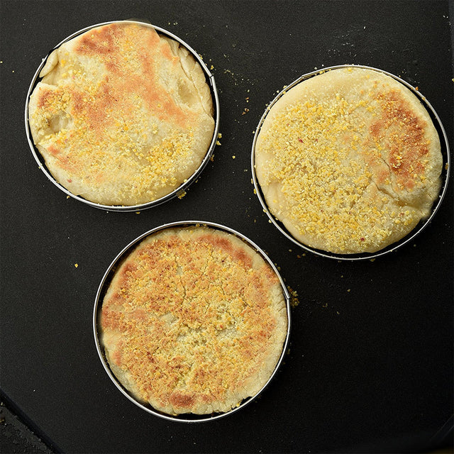 Norpro Tin English Muffin Rings, Set of 4