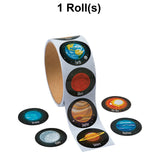 1 1/2" Solar System Sticker Roll - 100 Pc.