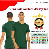 Bella Canvas® Premium Comfort Cotton Crewneck Short Sleeve Tee