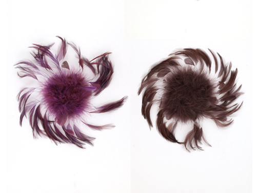 Feather Flower Ball Decorative Sew-On