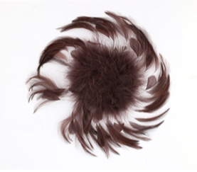 Feather Flower Ball Decorative Sew-On