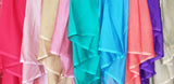 Two Tone Chiffon Polyester Fabric - Iridescent Sheer, 58/60" Width, Multiple Colors (Yards, Bolts, Sample Swatch)