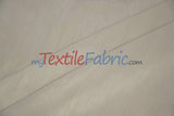 Faux Silk Polyester Dupioni Fabric - Solid Texture, 54" Width, Multiple Colors (Yards, Bolts, Sample Swatch)