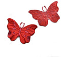 Butterfly Applique Monarch Orange 3 x 2